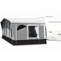 Wohnwagen-Vorzelt Brand Atrium 240 -Camping-Ausrüstung brand atrium 240 seitenwand kombiniert klarfolienfenster optional erhaeltliches tuerelement 1000 11 16740