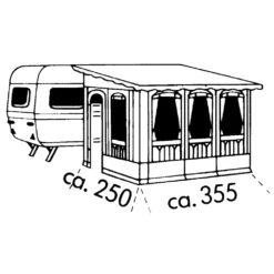 Vorzelt Brand Forum -Camping-Ausrüstung brand forum teileinzugszelt groesse 04 linkseinzug 1000 5 2003