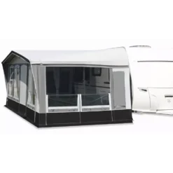 Wohnwagen-Vorzelt Brand Palazzo 280 -Camping-Ausrüstung brand palazzo 280 seitenwand allwetteroeffnung geschlossen fensterelemente abgeklappt 1000 7 3483