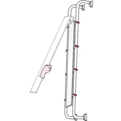 Leiter-Diebstahlschutz Fiamma Safe Ladder -Camping-Ausrüstung diebstahlschutz fiamma safe ladder wohnmobilzubehoer wohnwagenzubehoer 4 3 16440
