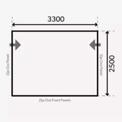 Aufblasbares Vorzelt Dometic Rally Air Pro 330 S -Camping-Ausrüstung dometic rally air pro 330 s wohnwagen reisemobilvorzelt grundflaeche masse 1000 7 21837