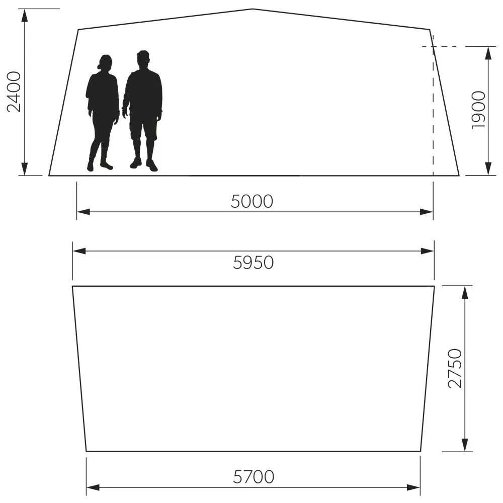 Wohnwagenvorzelt Dometic Residence AIR All-Season | Grösse 14 | 975 - 1.000 4 Wohnwagenvorzelt Dometic Residence AIR All-Season | Grösse 14 | 975 - 1.000 – Bild 2