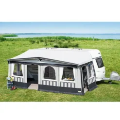 Vorzelt DWT Atelier Chalet Mit Rundumdach -Camping-Ausrüstung dwt atelier chalet delphin ganzjahresvorzelt 3 3731