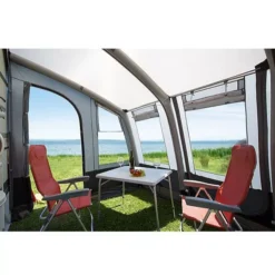 Aufblasbares Vorzelt DWT Speed Air, Grösse 3 High -Camping-Ausrüstung dwt aufblasbares vorzelt speed air high vorzelt wohnwagen wohnmobil 4 3 16175