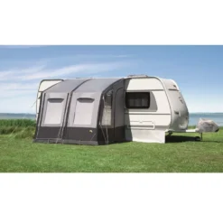 Aufblasbares Vorzelt DWT Speed Air, Grösse 1 -Camping-Ausrüstung dwt speed air groesse 1 aufblasbares caravan reisevorzelt geschlossene fensterklappen 1000 2 14514