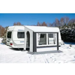 Wintervorzelt DWT Cortina II, Grau, Grösse 3 -Camping-Ausrüstung dwt teilvorzelt vorzelt cortina II cortina 2 grau vorzelt wohnwagen 4 3 18395