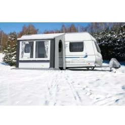 Wintervorzelt DWT Cortina II, Grau, Grösse 2 -Camping-Ausrüstung dwt teilvorzelt vorzelt cortina II cortina 2 grau wohnwagen vorzelt 2 1 18406