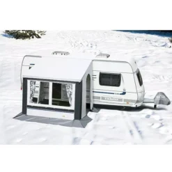 Wintervorzelt DWT Cortina II, Grau, Grösse 4 -Camping-Ausrüstung dwt teilvorzelt vorzelt cortina II cortina 2 grau wohnwagenvorzelt 3 2 18396