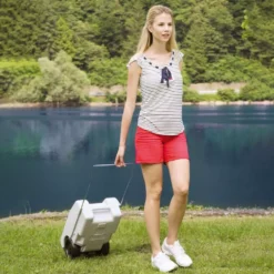 Mobiler Grauwassertank Fiamma Roll-Tank 23 W -Camping-Ausrüstung fiamma roll tank 23 w abwassertaxi grauwassertank rollbar 1000 2 21443