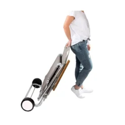 Strandliege Frankana Freiko Beach Trolley -Camping-Ausrüstung frankana freiko beach trolley taupe sonnenliege strandliege transportwagen beachliege strandbett 1000 3 5689