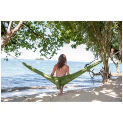 Reisehängematte Exped Travel Hammock Kit, Meadow -Camping-Ausrüstung leichte haengematte gruen reise outdoor exped travel hammock kit meadow 1000 5 22416