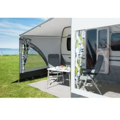 Vorderwand Für Sonnendach DWT Flair Vario Modul II / Shadow, Classic, Grösse 9 -Camping-Ausrüstung vorderwand dwt flair vario modul II wohnwagensonnendach 2.jpg 1 24225