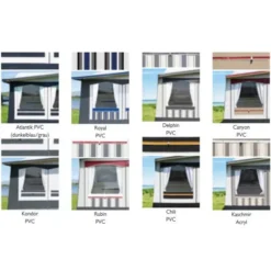 Vorzelt DWT Atelier Chalet Mit Rundumdach -Camping-Ausrüstung vorzelt dwt atelier chalet farben 2 3731